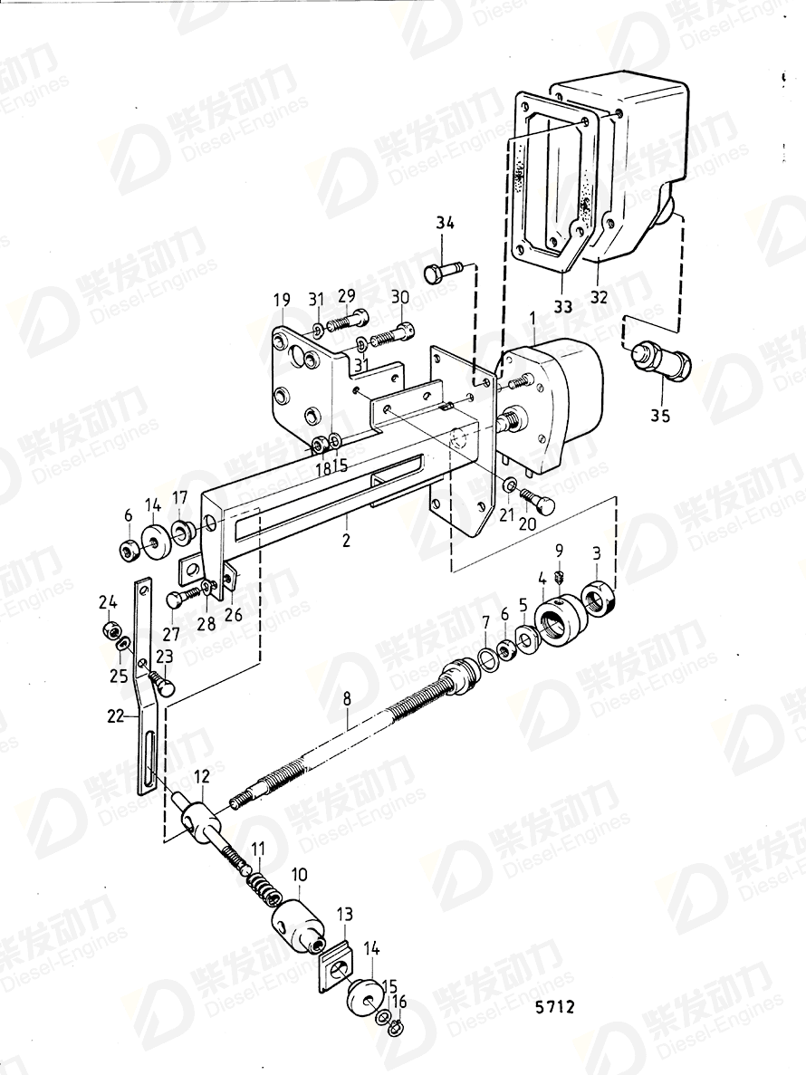VOLVO Washer 834799 Drawing